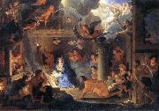 LE BRUN, Charles Adoration of the Shepherds sg oil